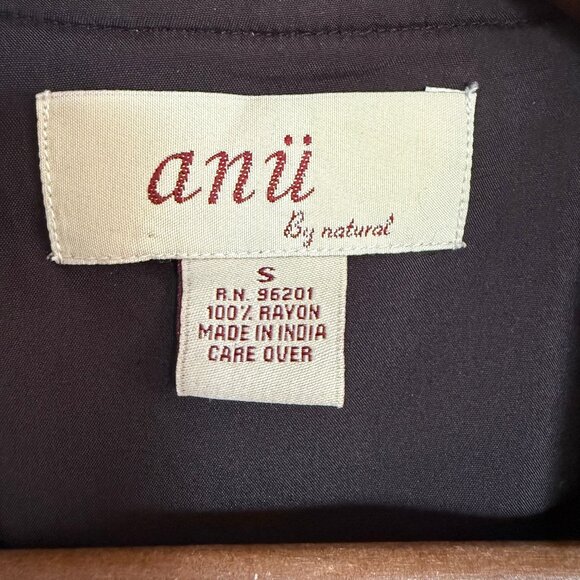 Anii by Natural Floral Tapestry Whimsigoth Open Front Long Cardigan Size S - Picture 4 of 16